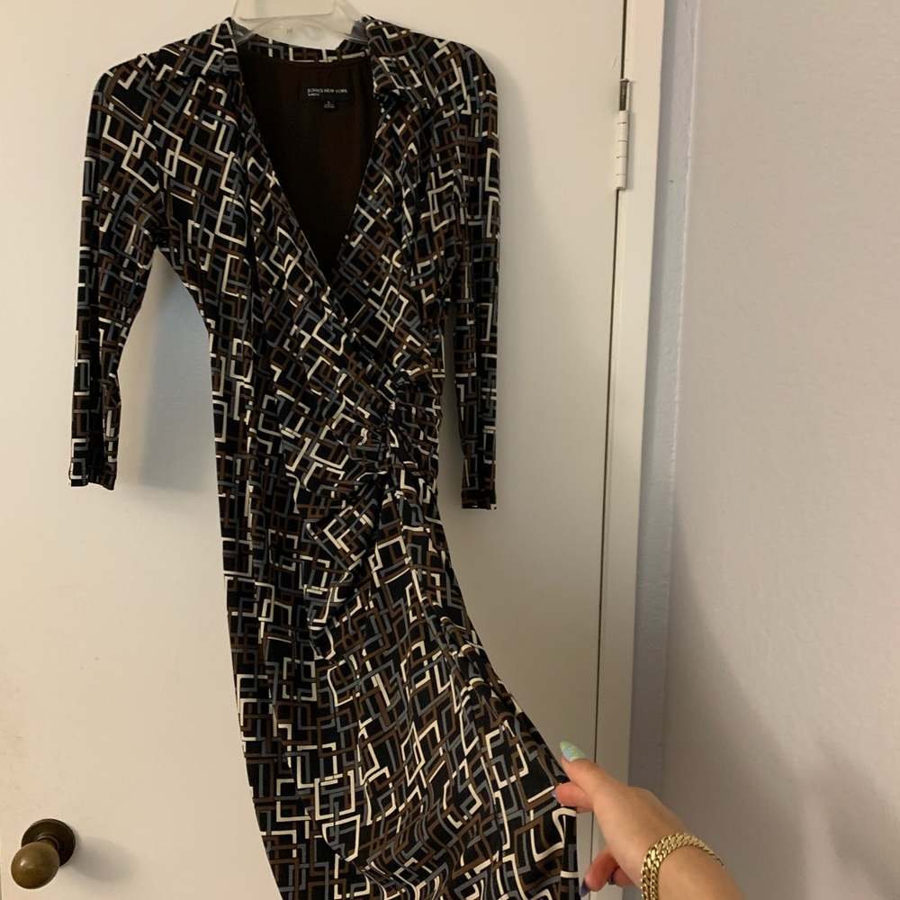 FREE gift! 🥰 Vintage retro mod square print dress